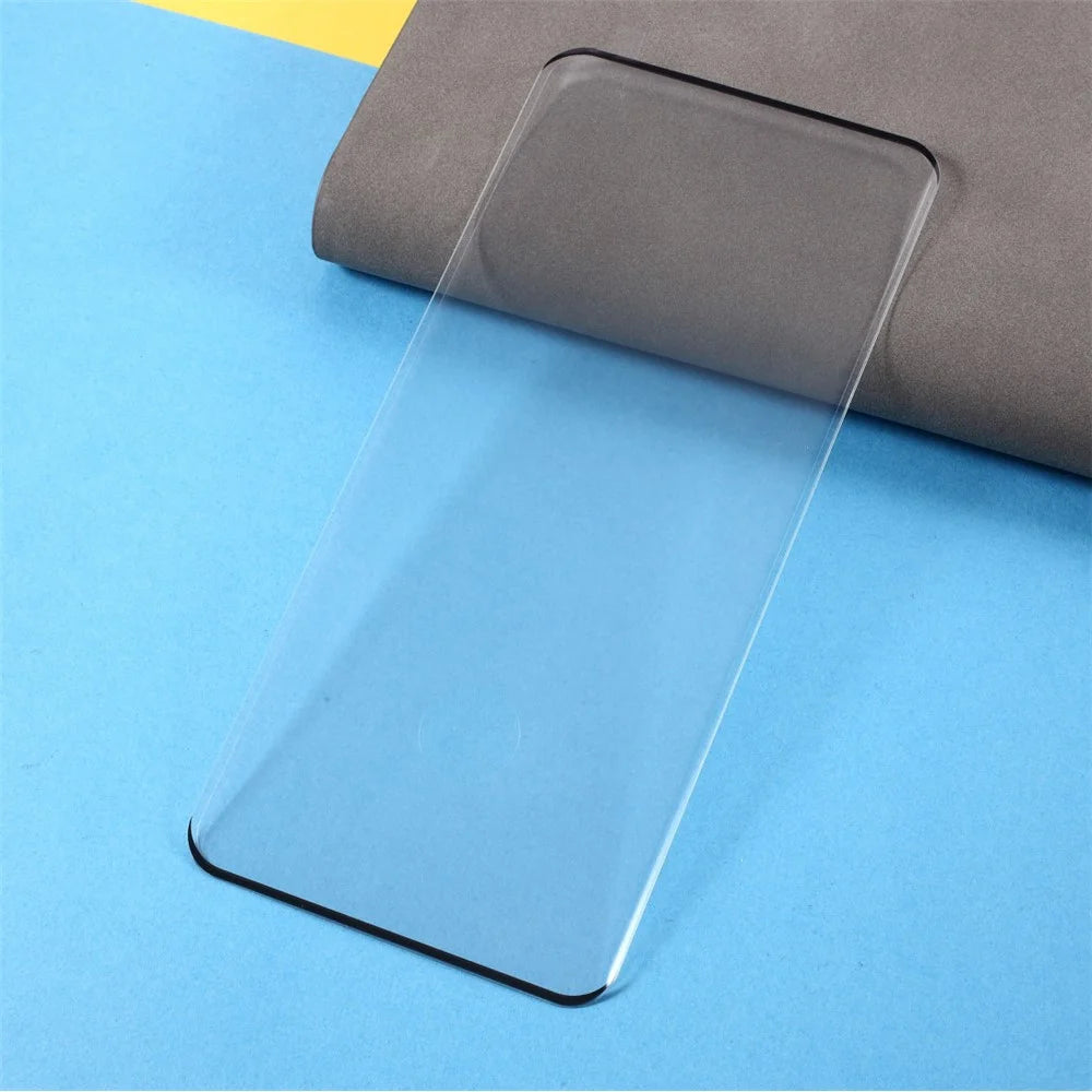 3D Curved Tempered Glass Screen Protector Support Fingerprint Unlock for Samsung Galaxy S21 Ultra 5G [Side Glue] [Full Coverage] - 6