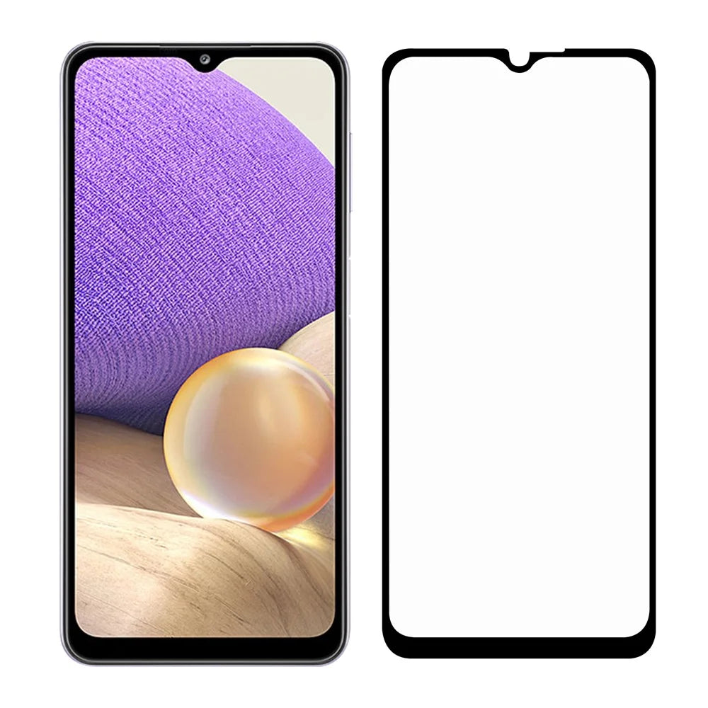 Complete Covering Full Glue Tempered Glass Film Black Edges Screen Protector for Samsung Galaxy A32 5G/M32 5G - 7