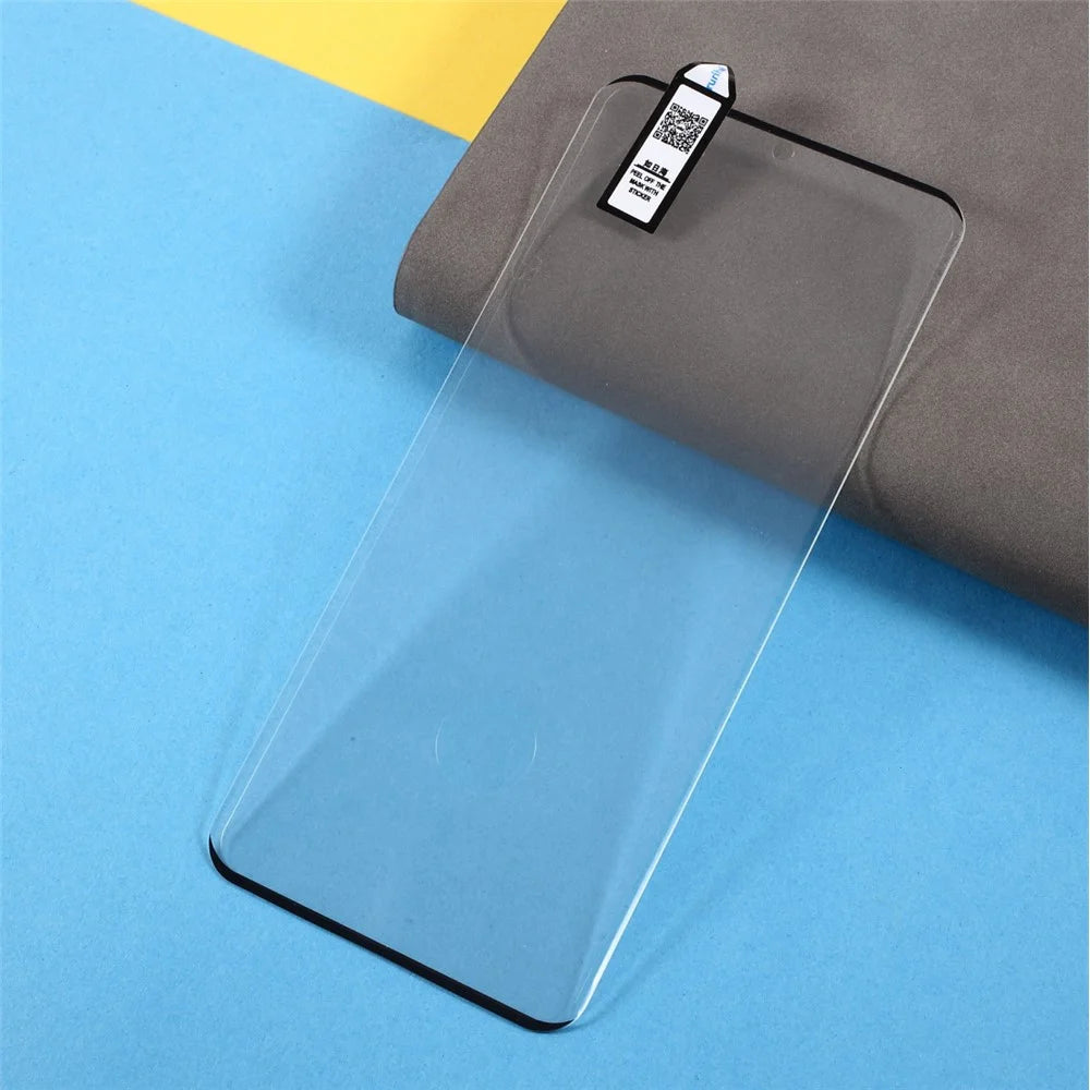 RURIHAI 3D Curved Full Screen Covering Tempered Glass Screen Protector [Side Glue] for Samsung Galaxy S21 Ultra 5G - 6