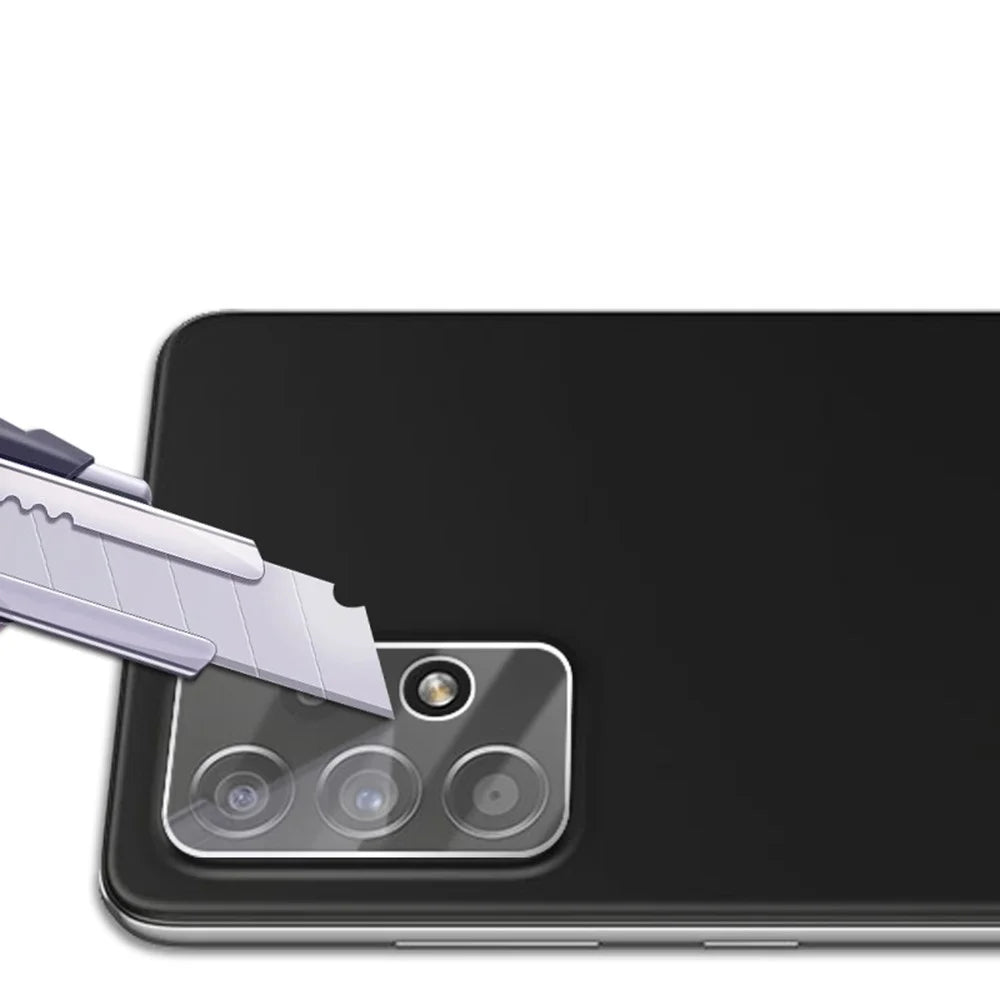 MOCOLO Ultra Clear Anti-Explosion Tempered Glass Camera Lens Protector [Full Glue] for Samsung Galaxy A52 4G / A52 5G /  A52s 5G / A72 4G / A72 5G - 4