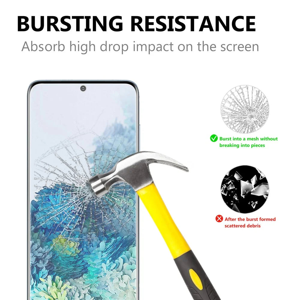 For Samsung Galaxy S21 FE 5G Anti-explosion 2.5D 9H Arc Edge Tempered Glass Guard Ultra Clear Screen Protector - 2