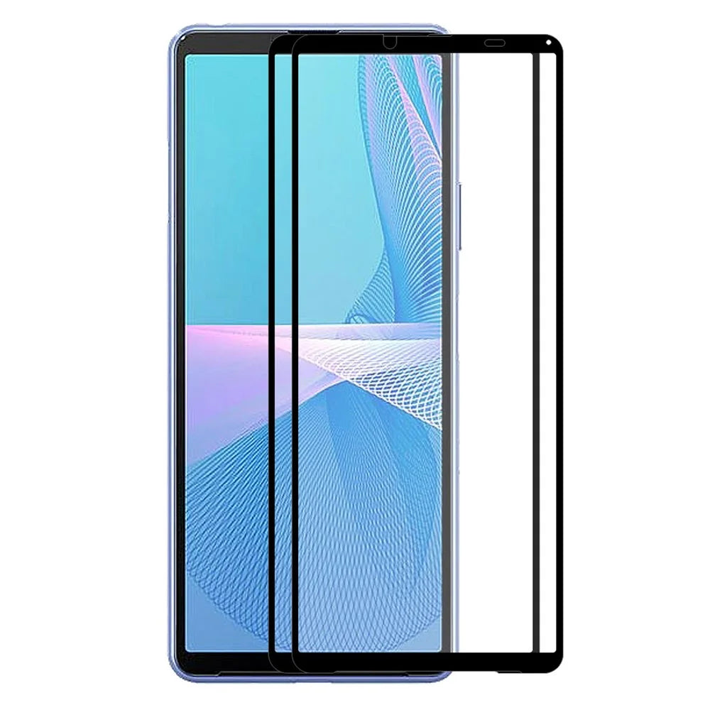 2pcs/Set HAT PRINCE Complete Covering 0.26mm 9H Tempered Glass Screen Protector Film for Sony Xperia 10 III 5G - 1
