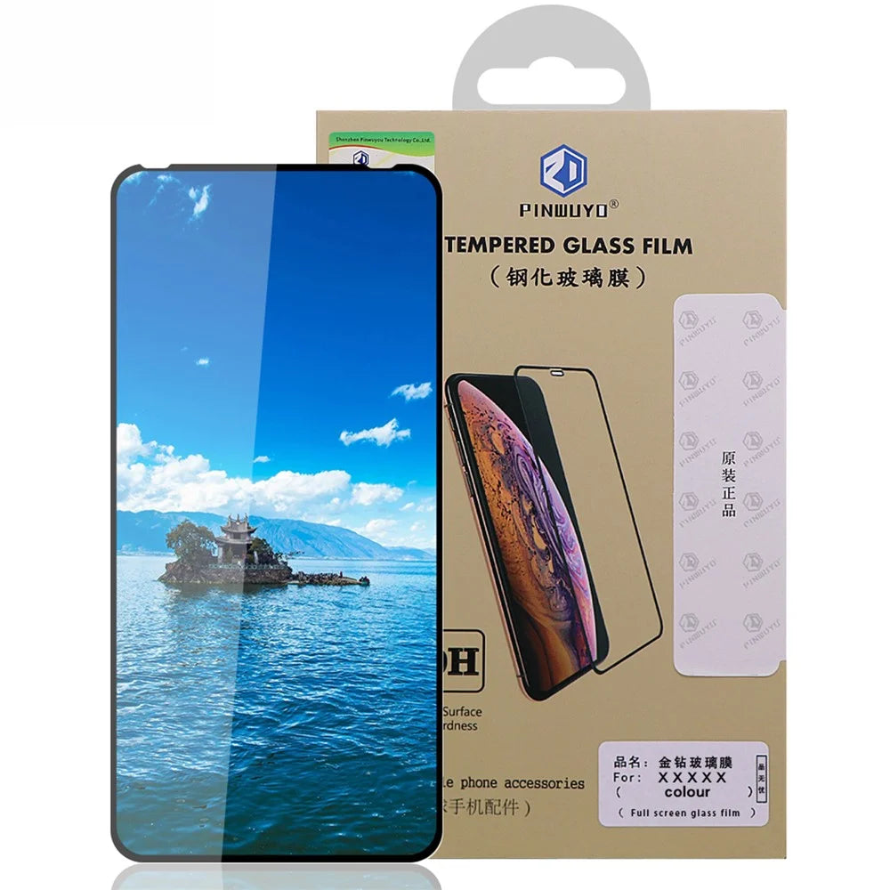 PINWUYO Explosion-proof Anti-fingerprint Full Size Tempered Glass Film Guard Screen Protector (Full Glue) for Asus Zenfone 8 Mini - 7