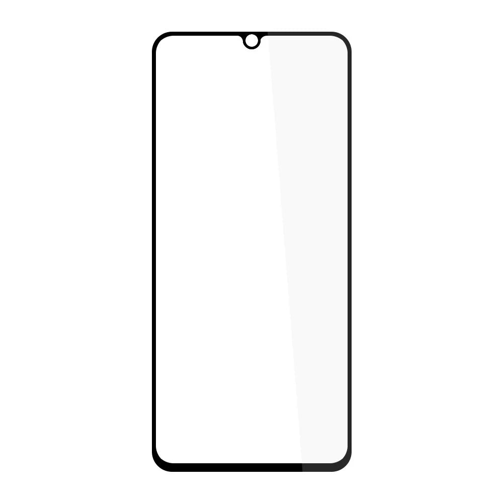 AMORUS Full Glue High Transparency Silk Printing Tempered Glass Full Screen Covering Protector Film for Samsung Galaxy A32 4G (EU Version) - Black - 2