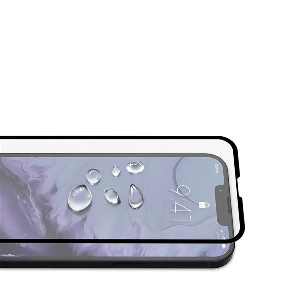 MOCOLO for iPhone 13 / 13 Pro / 14 Cold Carving 3D Curved Tempered Glass Film Full Size Full Glue HD Clear Screen Protector - 5