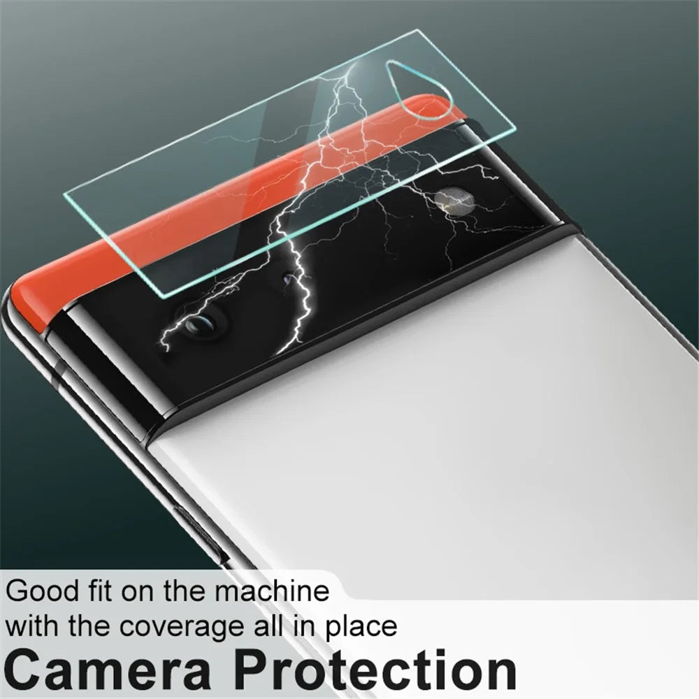 2Pcs/Pack IMAK High Definition Camera Lens Tempered Glass Film Protector for Google Pixel 6 - 6