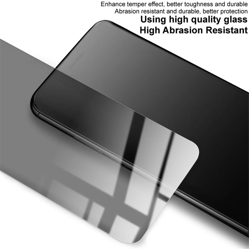 IMAK 9H Hardness Mirror Touch Anti-Peep Tempered Glass Film Protector for Samsung Galaxy S21 FE - 5