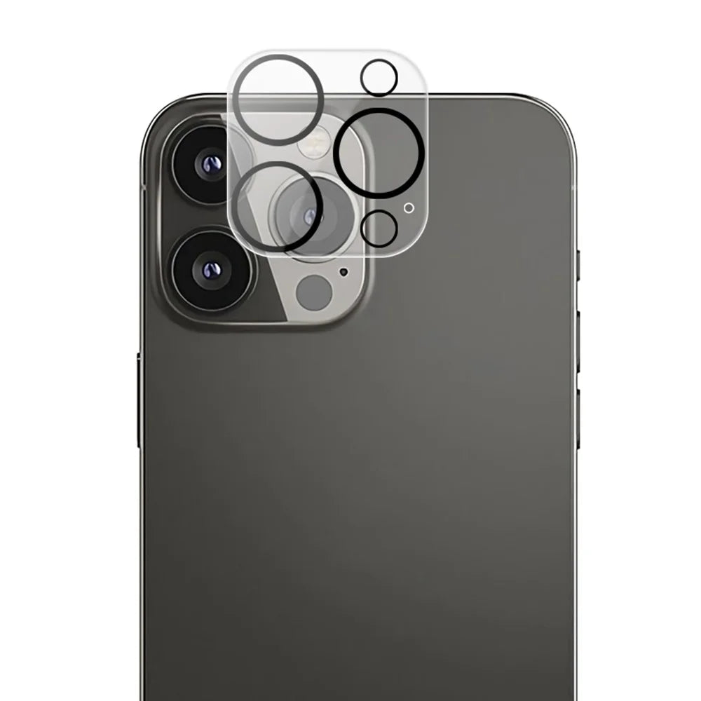 MOCOLO Camera Lens Protector for iPhone 13 Pro Max 6.7 inch, Tempered Glass Silk Printing Lens Cover Film Anti-explosion Anti-fingerprint - Transparent - 2