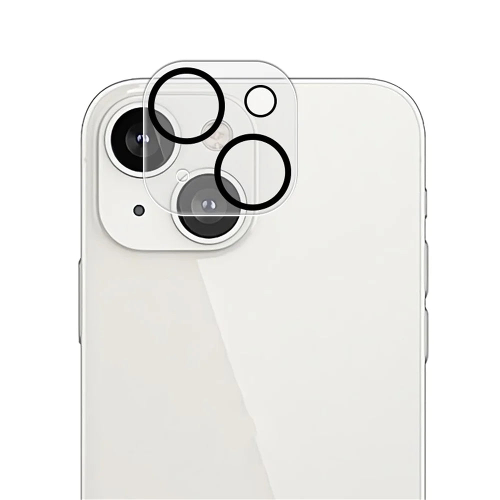 MOCOLO Camera Lens Film for iPhone 13 mini 5.4 inch, Silk Printing HD Explosion-proof Tempered Glass Camera Cover - Transparent - 2