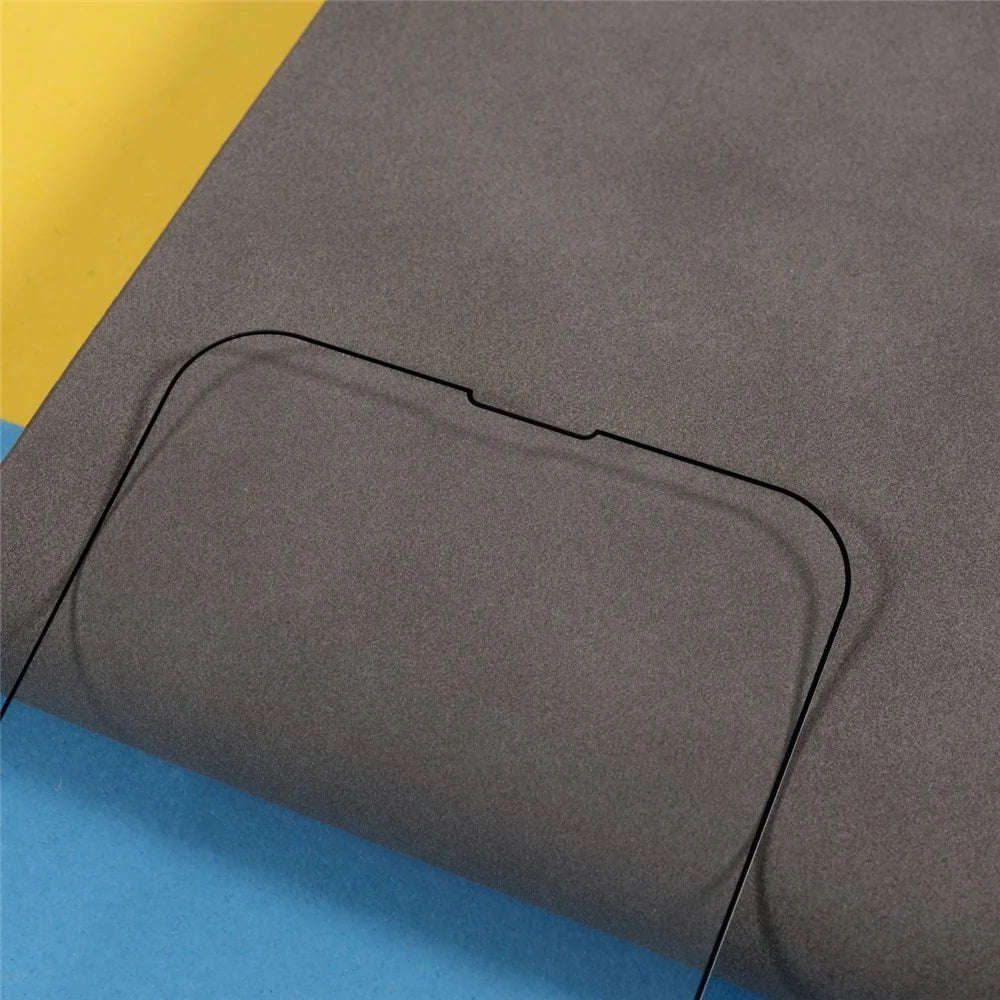 For iPhone 13 / 13 Pro / 14 Anti-Scratch  Screen Protector Full Covering Full Glue Silk Printing Tempered Glass Film - 3