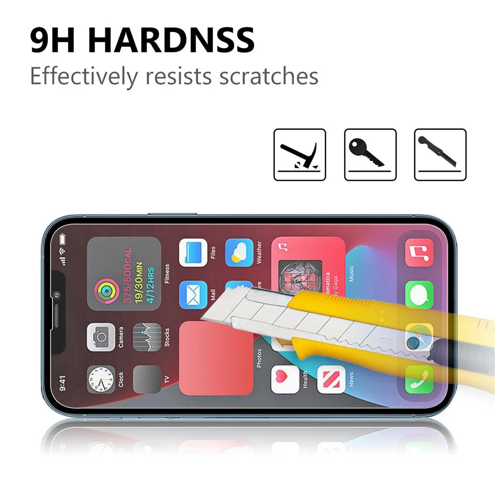 Super Clear 0.3mm Arc Edge Wear-Resistant Screen Protector Tempered Glass Film for iPhone 13 mini 5.4 inch - 2