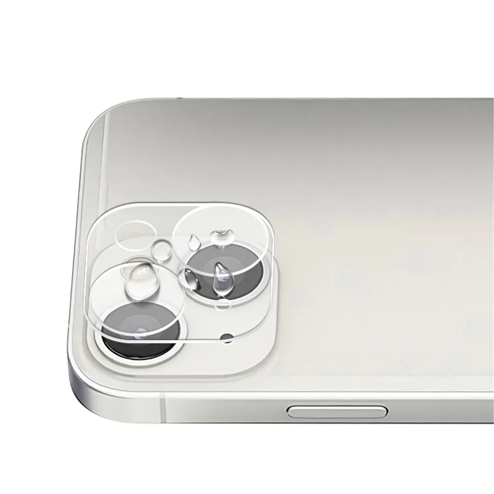MOCOLO for iPhone 13 mini 5.4 inch Camera Lens Protector 9H Hardness Precise Cutout Tempered Glass Silk Printing Lens Film - Transparent - 3