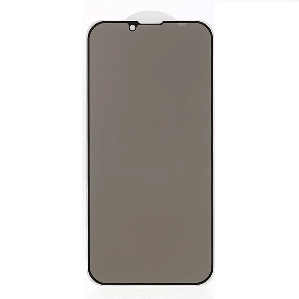 Silk Printing 180 Degree Anti-Spy Tempered Glass Full Screen Protector Film for iPhone 13 / 13 Pro / 14 - 2