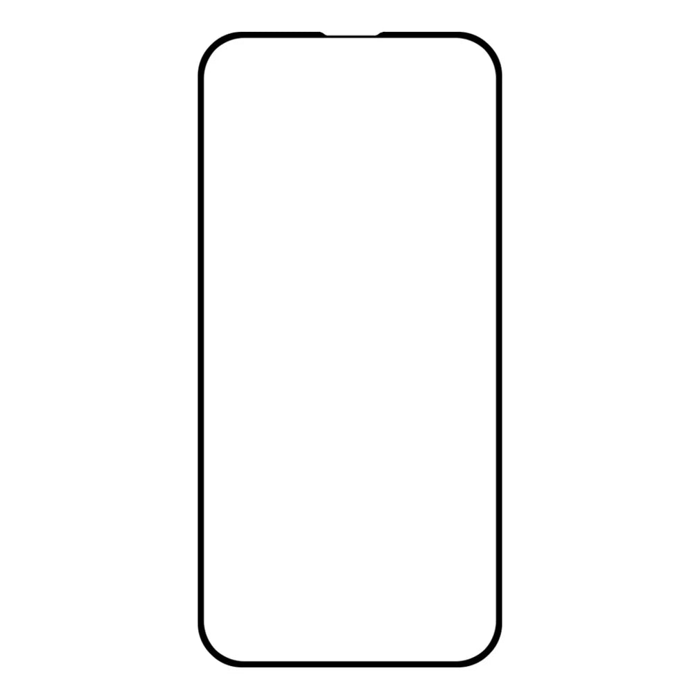 Full Screen Coverage Full Glue Silk Print Matte Tempered Glass Screen Protector for iPhone 13 Pro Max / 14 Plus - 2
