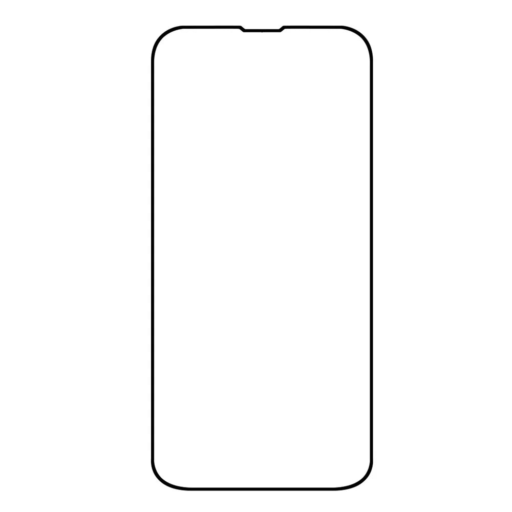 High Aluminum-silicone Glass Full Glue Full-screen Silk Printing Tempered Screen Glass for iPhone 13 Pro 6.1 inch - 2
