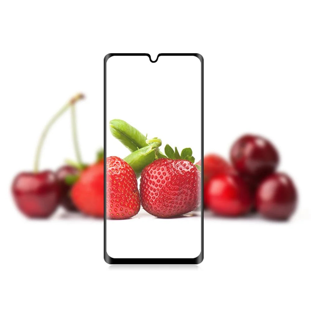 MOCOLO 9H Anti-Scratch HD Clear Full Coverage Full Glue Silk Printing Tempered Glass Screen Protector for Samsung Galaxy M32 (Global Version) - Black - 6