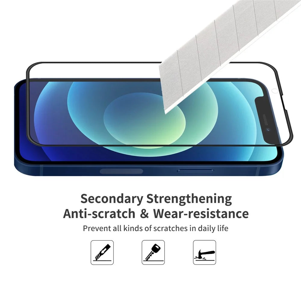 5Pcs / Set ENKAY HAT PRINCE for iPhone 13 Pro Max / 14 Plus HD Transparancy Clear 9H Full Glue Full Coverage Screen Tempered Glass Protector Film - 4