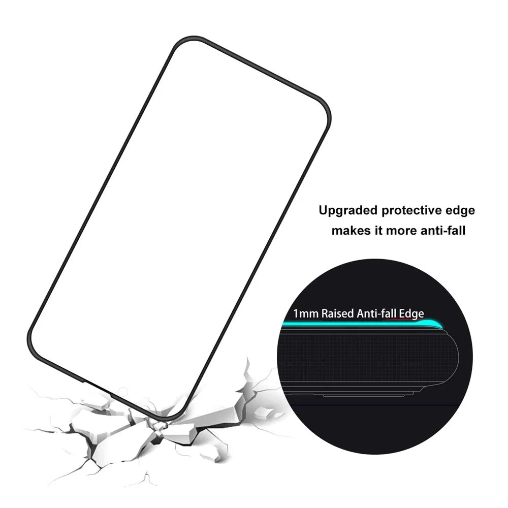 2Pcs / Set HAT PRINCE 9H Anti-Scratch Full Coverage Full Glue Clear Tempered Glass Screen Protector for iPhone 13 / 13 Pro / 14 - 2