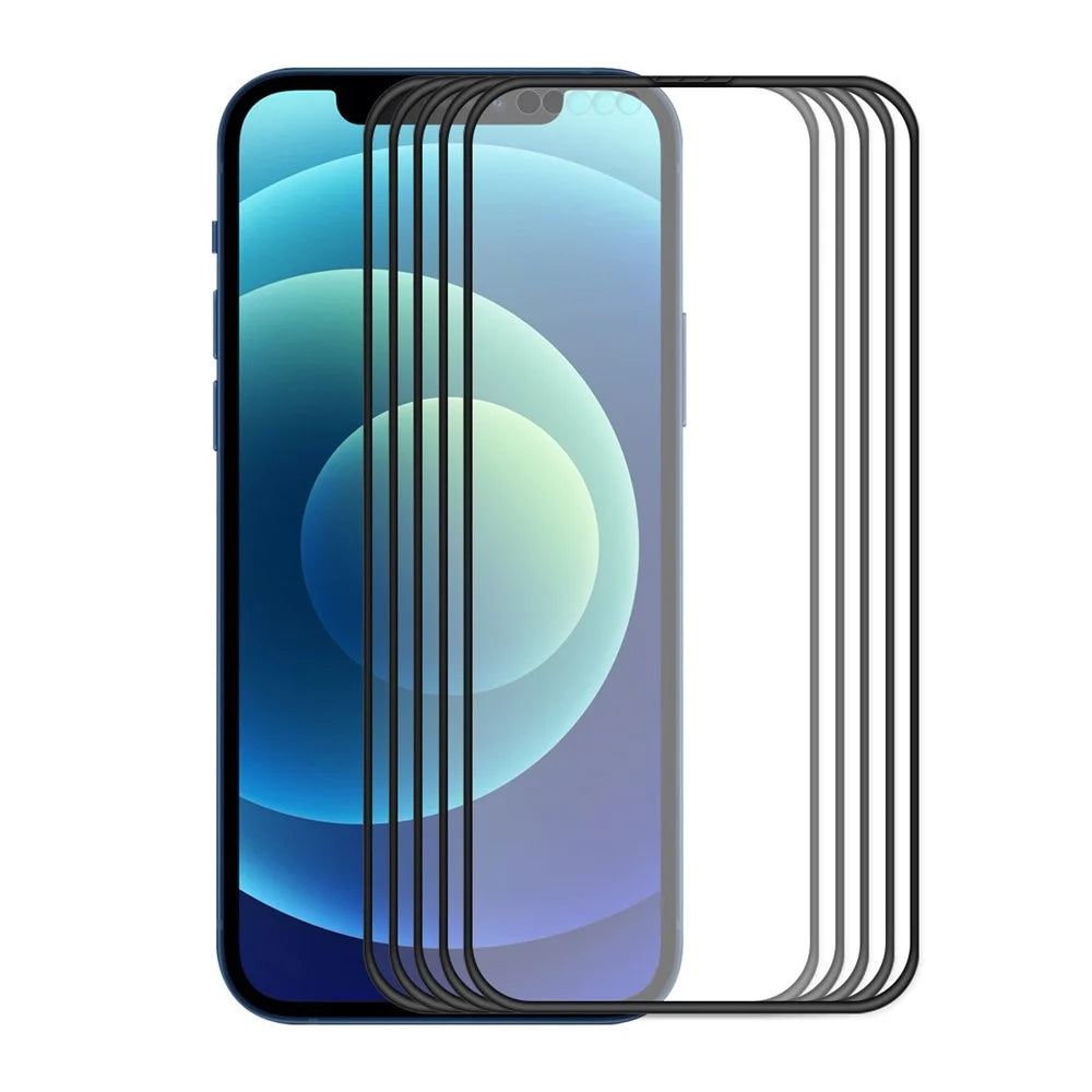 5Pcs / Set ENKAY HAT PRINCE for iPhone 13 / 13 Pro / 14 / 14 Full Glue Full Screen Coverage 9H Anti Scratch HD Clear Tempered Glass Screen Protector - 1