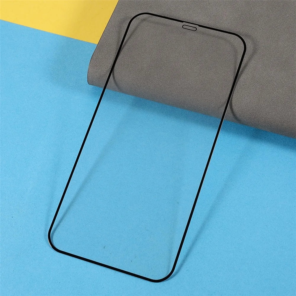 Silk Printing Tempered Glass Full Screen Full Glue 9H Anti-static Screen Protector Film for	iPhone 11 / XR 6.1 inch - 2