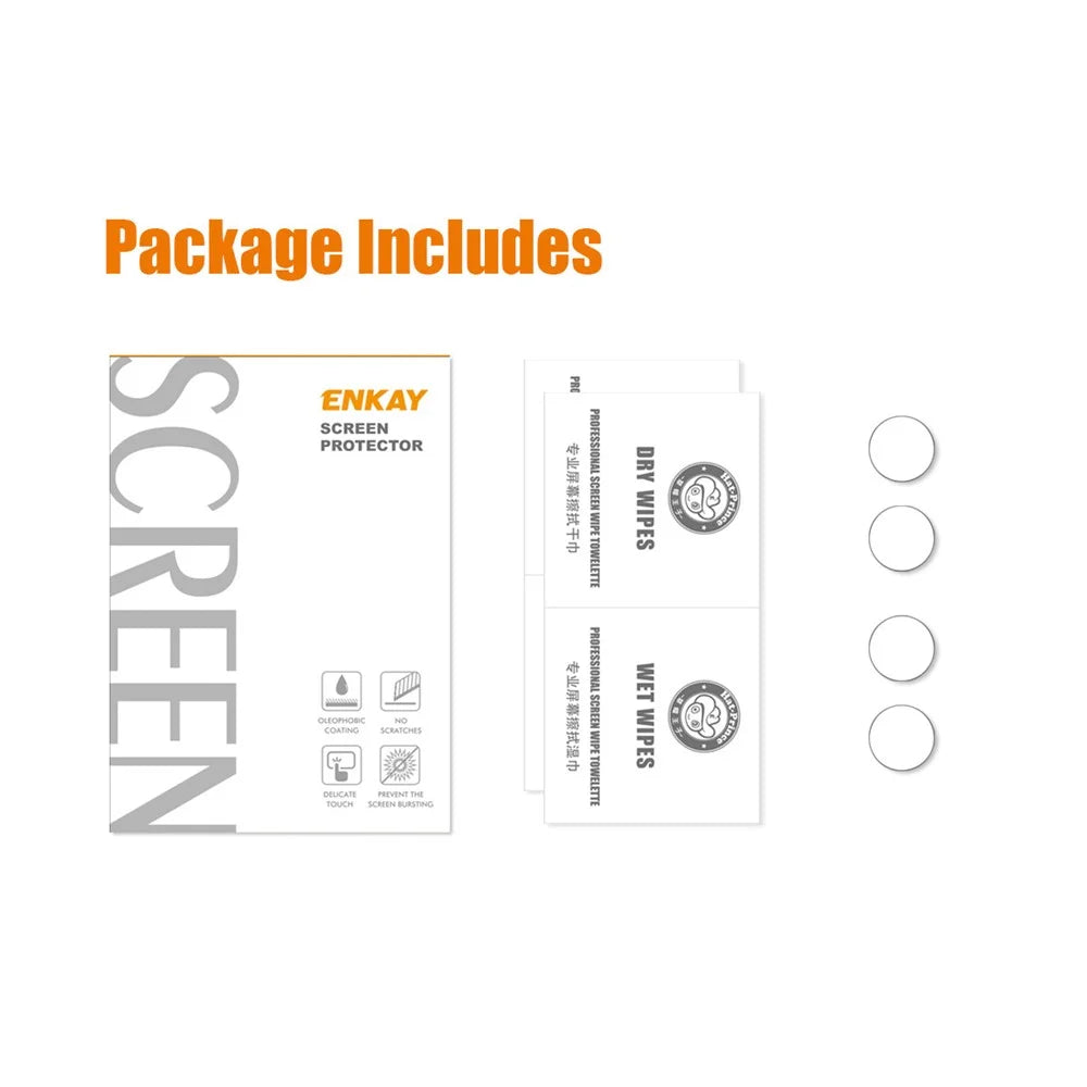 ENKAY HAT PRINCE 2 Group/Set 0.2mm Clear Anti-Scratch 9H Hardness Back Camera Lens Screen Protector (2Pcs/Group) for Phone 13 6.1 inch / 13 mini - 6