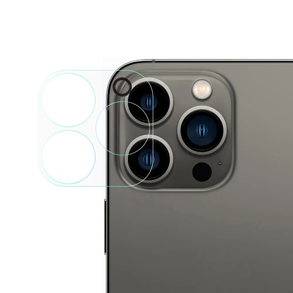 Complete Covering 9H Hardness Tempered Glass Camera Lens Protector for iPhone 13 Pro 6.1 inch - 1
