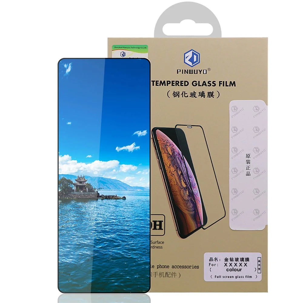 PINWUYO Anti-fingerprint Anti-explosion Full Glue HD Tempered Glass Protector for Samsung Galaxy Z Fold3 5G - 5