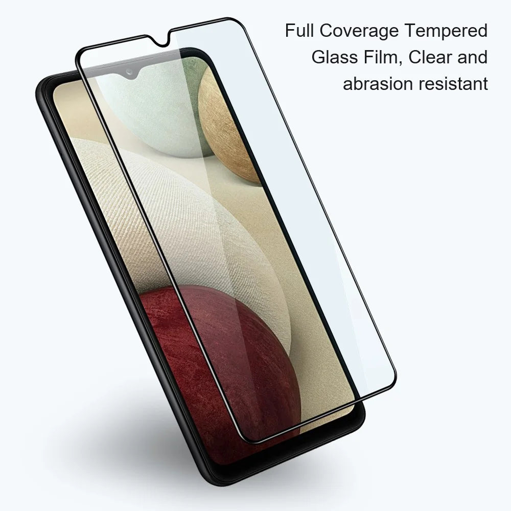 AMORUS 2Pcs/Set Secondary Hardening Screen Protector for Samsung Galaxy A52 4G/5G / A52s 5G/A53 5G, Full Cover Full Glue Ultra Clear Silk Printing Tempered Glass Film - 4