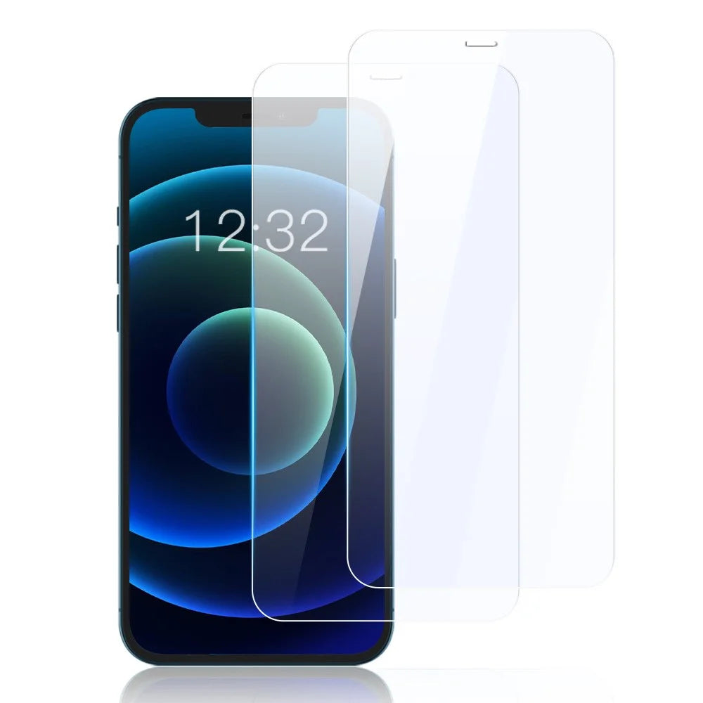 AMORUS 2Pcs/Set Full Glue HD Clarity Shatterproof Tempered Glass Screen Protector for iPhone 12/12 Pro 6.1 inch - 1