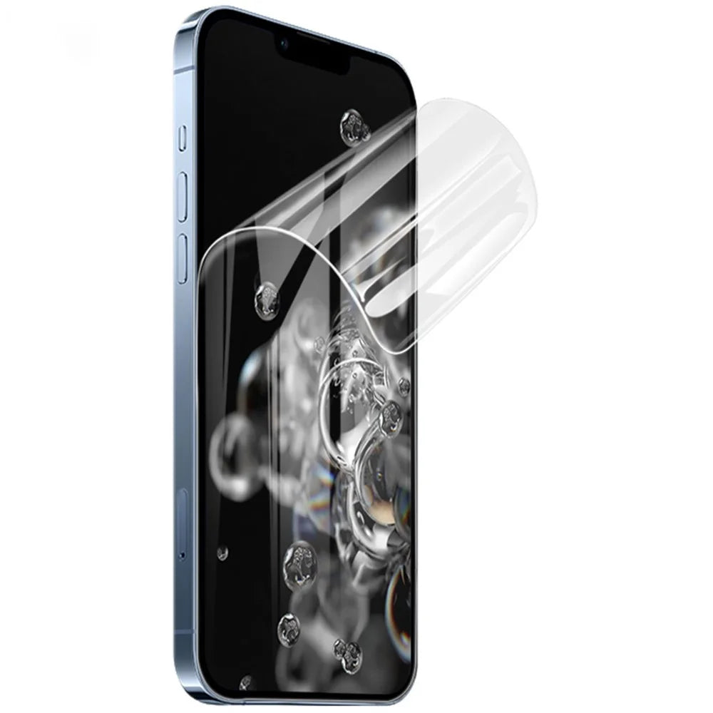 IMAK 2Pcs / Set Full Coverage High Sensitivity Hydrogel Film III Soft TPU Screen Protector for iPhone 13 / 13 Pro / 14 - 2