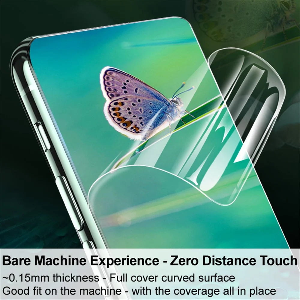 IMAK 2Pcs / Set Full Coverage High Sensitivity Hydrogel Film III Soft TPU Screen Protector for iPhone 13 / 13 Pro / 14 - 6