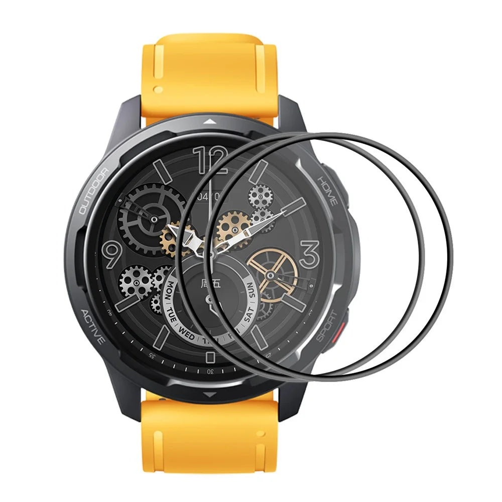 ENKAY HAT PRINCE 2Pcs/Set Full Coverage 3D Curved Soft PC Edge + Anti-Scratch Bubble Free HD PMMA Protector Film for Xiaomi Watch Color 2 - 1