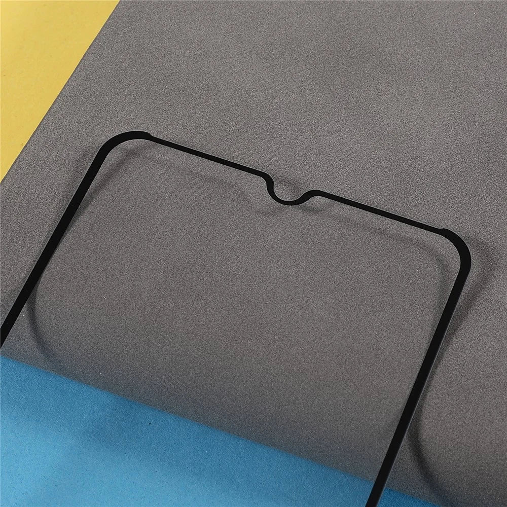 Full Screen Full Glue Solid Defense Silk Printing 9D Anti-explosion HD Clear Tempered Glass Film for Oppo A55 5G - 5