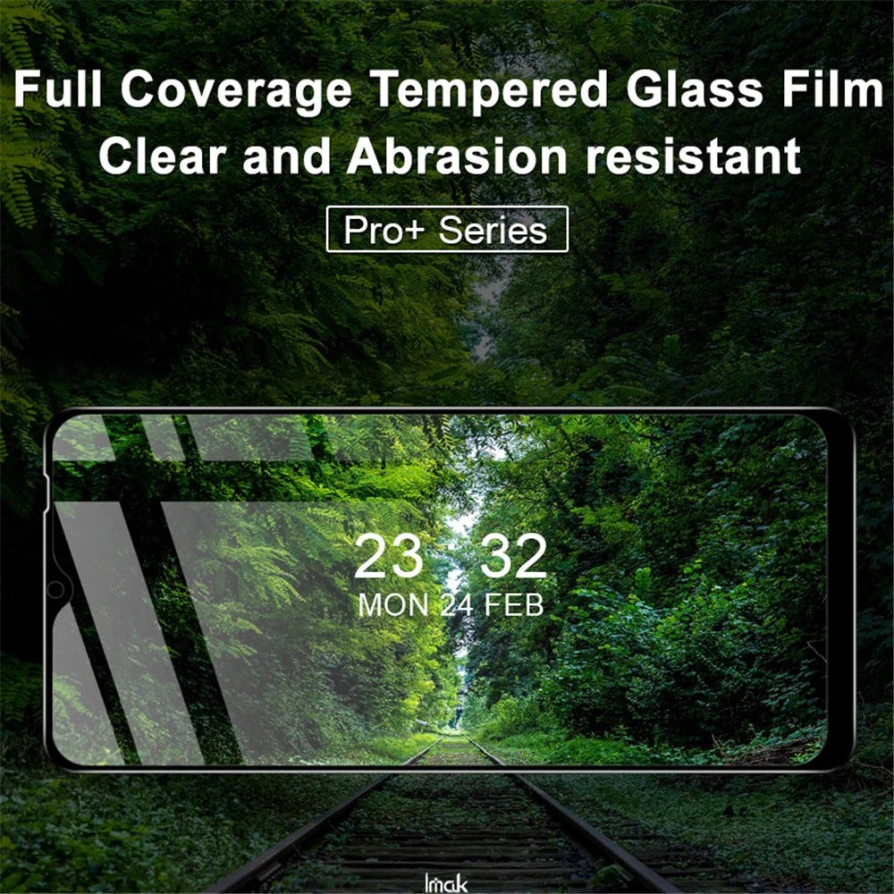 IMAK Pro+ Series HD Clarity 9H Full Cover Full Glue Sensitive Response Tempered Glass Screen Protector for Samsung Galaxy A13 5G - 4