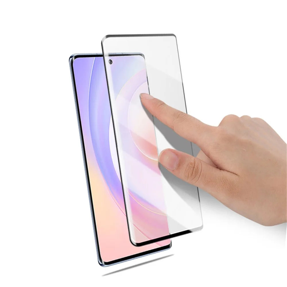 MOCOLO 3D Curved Full Glue Wear-resistant Smooth Feel Full Coverage Tempered Glass Screen Film for Honor 50/Huawei nova 9 - Black - 2