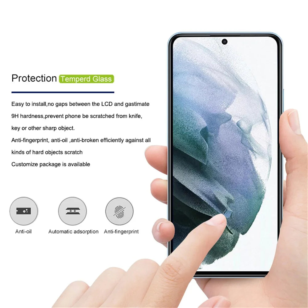 MOCOLO High Definition Full Cover Full Glue Silk Printing Double Defense Tempered Glass Screen Film for Samsung Galaxy S22+ 5G / S23+ - Black - 2