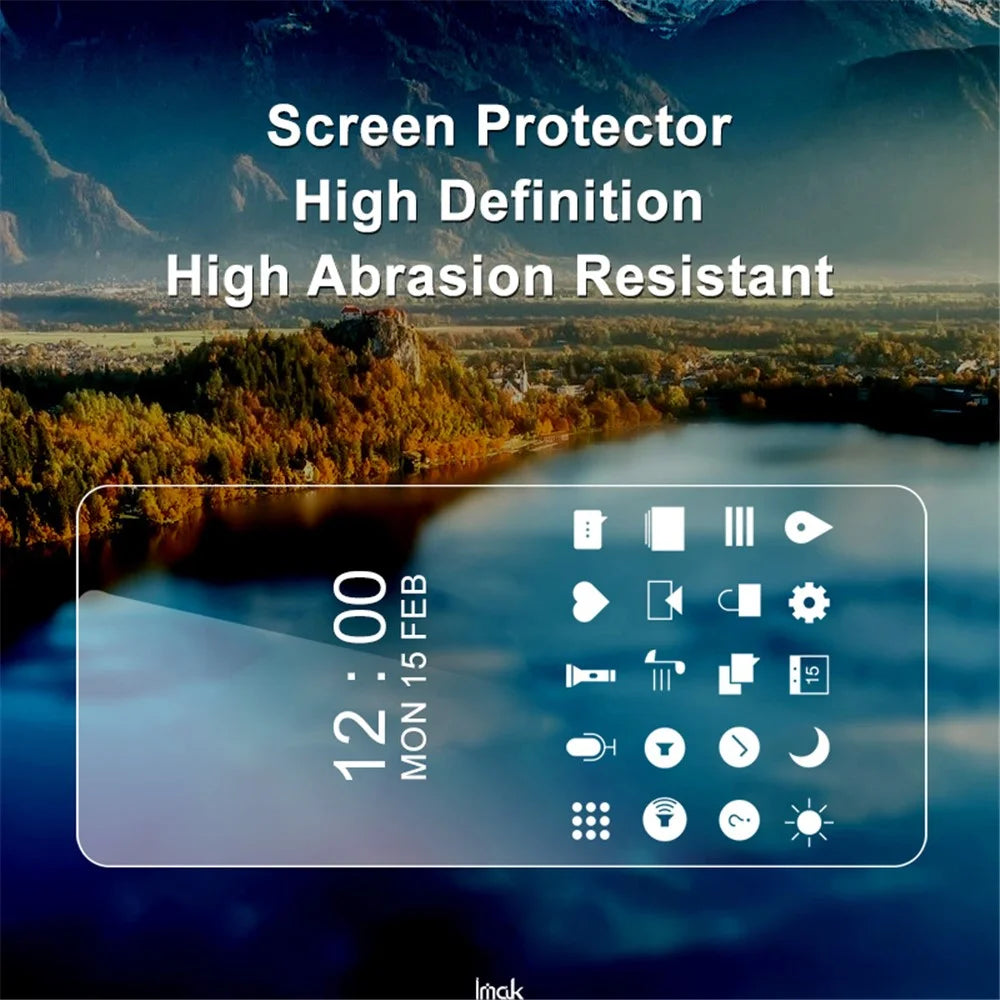 IMAK ARM Series HD Clarity Screen Protector Explosion-proof Flexible Clear TPU Film (Not Complete Covering) for Motorola Moto E30 / Moto E40 - 2