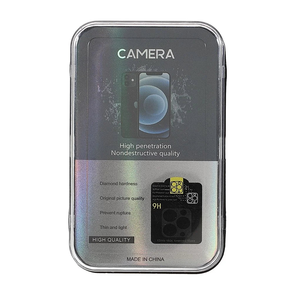 Tempered Glass Camera Lens Film 9H Hardness Silk Print Ultra Clear Full Coverage for Samsung Galaxy Z Fold3 5G - 6