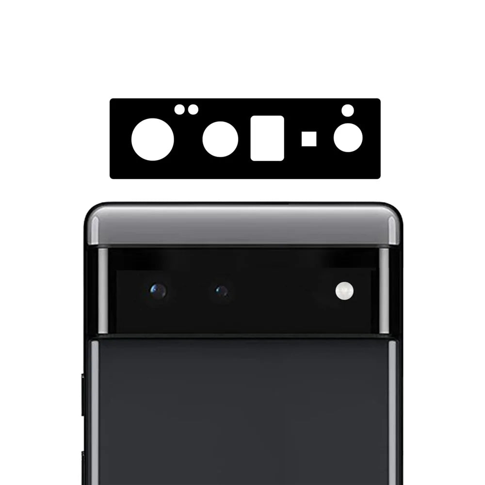Silk Printing HD Anti-scratch Tempered Glass Camera Lens Protector Lens Film for Google Pixel 6 - 1