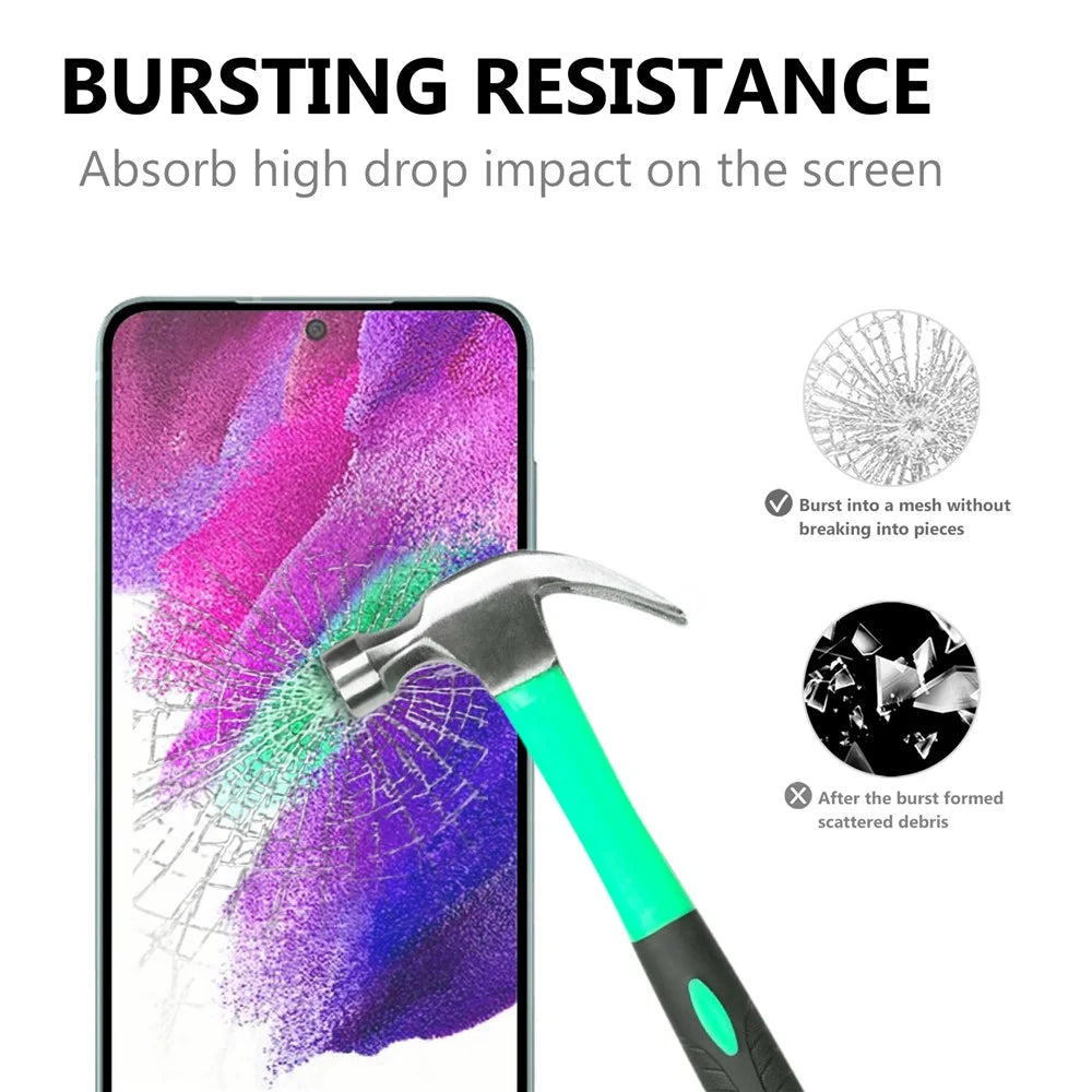 Ultra Clear Full Glue Full Size Black Edge Shatterproof AGC Glass Tempered Glass Screen Protector [0.1mm Thickness, Support Fingerprint Unlock] for Samsung Galaxy S22+ 5G / S23+ - 2