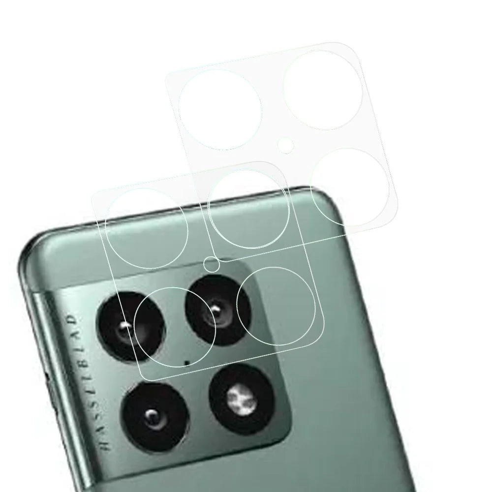 2Pcs/Set Anti-fingerprint Anti-scratch 3D Arc Edge Camera Lens Protector Tempered Glass Film for OnePlus 10 Pro 5G - 1
