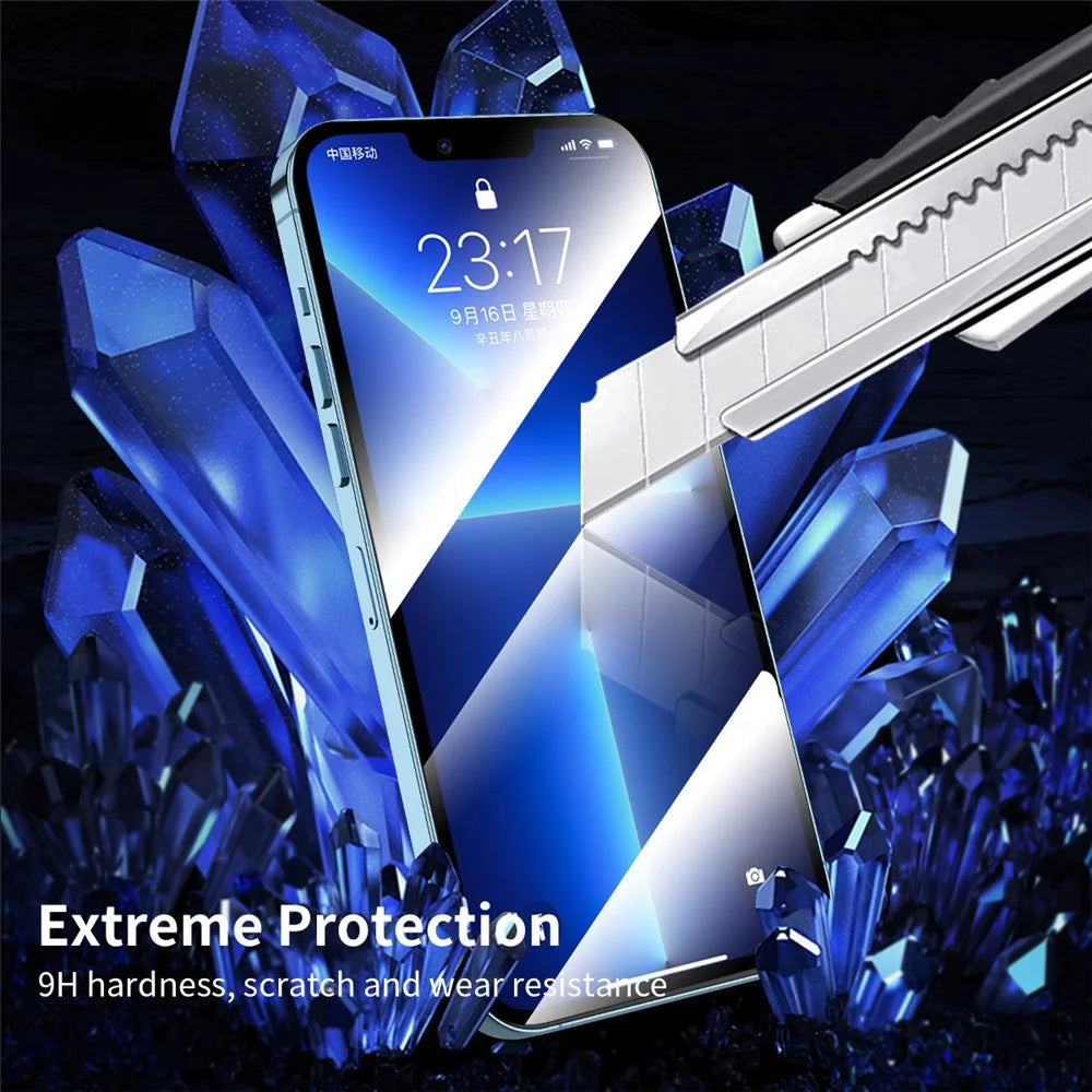 HAT PRINCE Anti-fingerprint Arc Edge Full Screen Coverage Full Glue Tempered Glass Film Screen Protector with Easy Installation Tool for iPhone 11 / iPhone XR 6.1 inch - 4