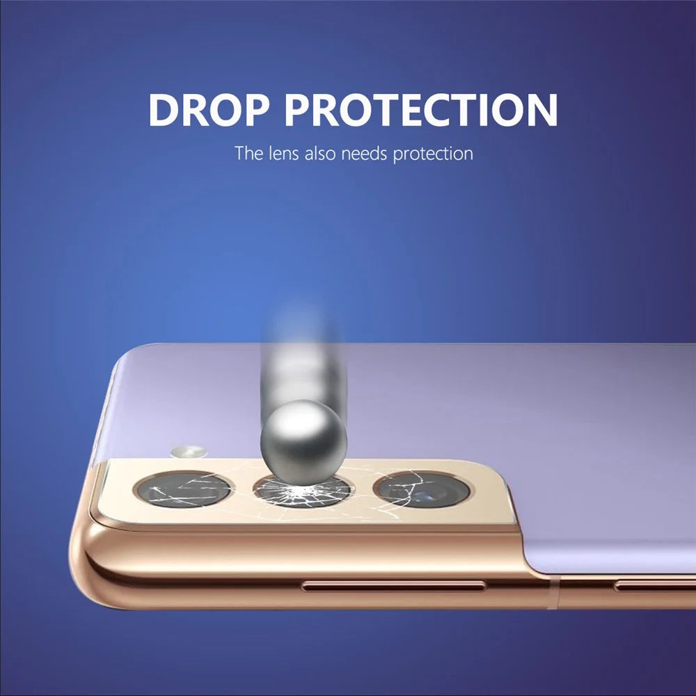 ENKAY HAT PRINCE Full Cover Clear 0.2mm Tempered Glass Back Camera Lens Cover 9H Hardness Anti-Scratch Camera Protector for Samsung Galaxy S22 5G / S22+ 5G - 3