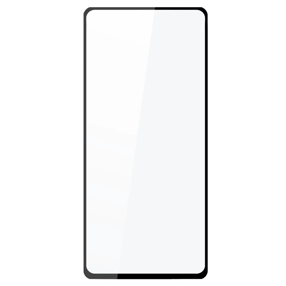 AMORUS Full Coverage HD Silk Printing Clear Full Glue Double Defense Tempered Glass Film for Samsung Galaxy A73 5G - Black - 2