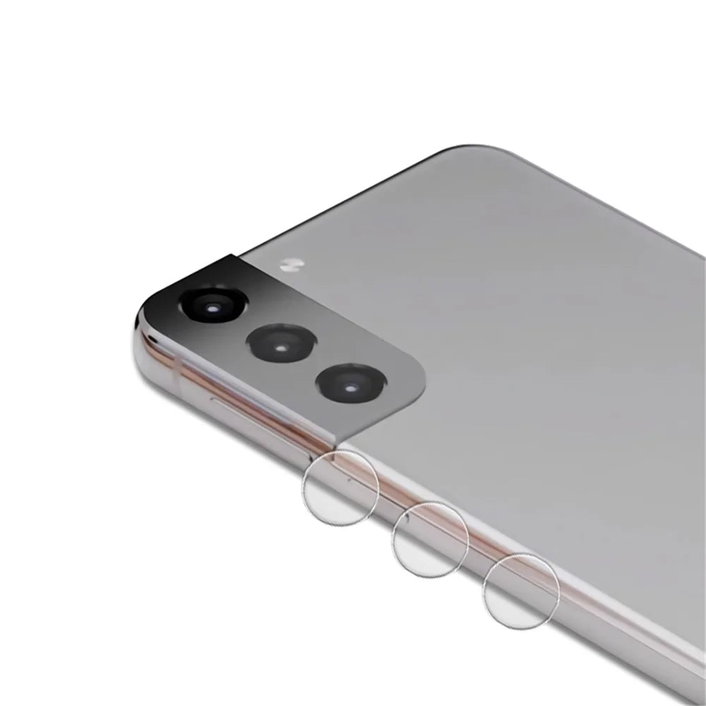 MOCOLO Anti-Fingerprint 9H HD Tempered Glass Back Camera Lens Protector for Samsung Galaxy S22+ 5G - Transparent - 5