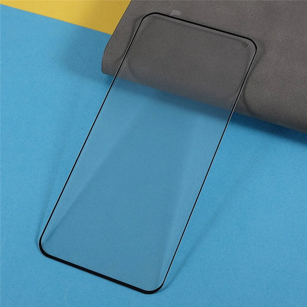 For OnePlus 9 Pro / 10 Pro 9H HD Clarity Full Screen Side Glue Silk Printing Anti-Scratch Tempered Glass Support Fingerprint Unlock - 6
