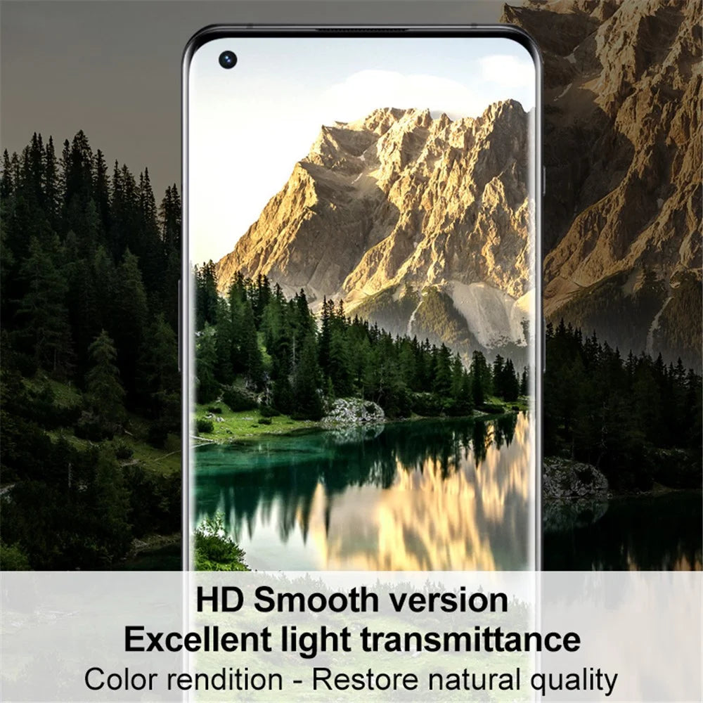IMAK 2Pcs/Set Hydrogel Film III Screen Protector for OnePlus 9 Pro/10 Pro, High Definition Anti-scratch Soft TPU Film - 5