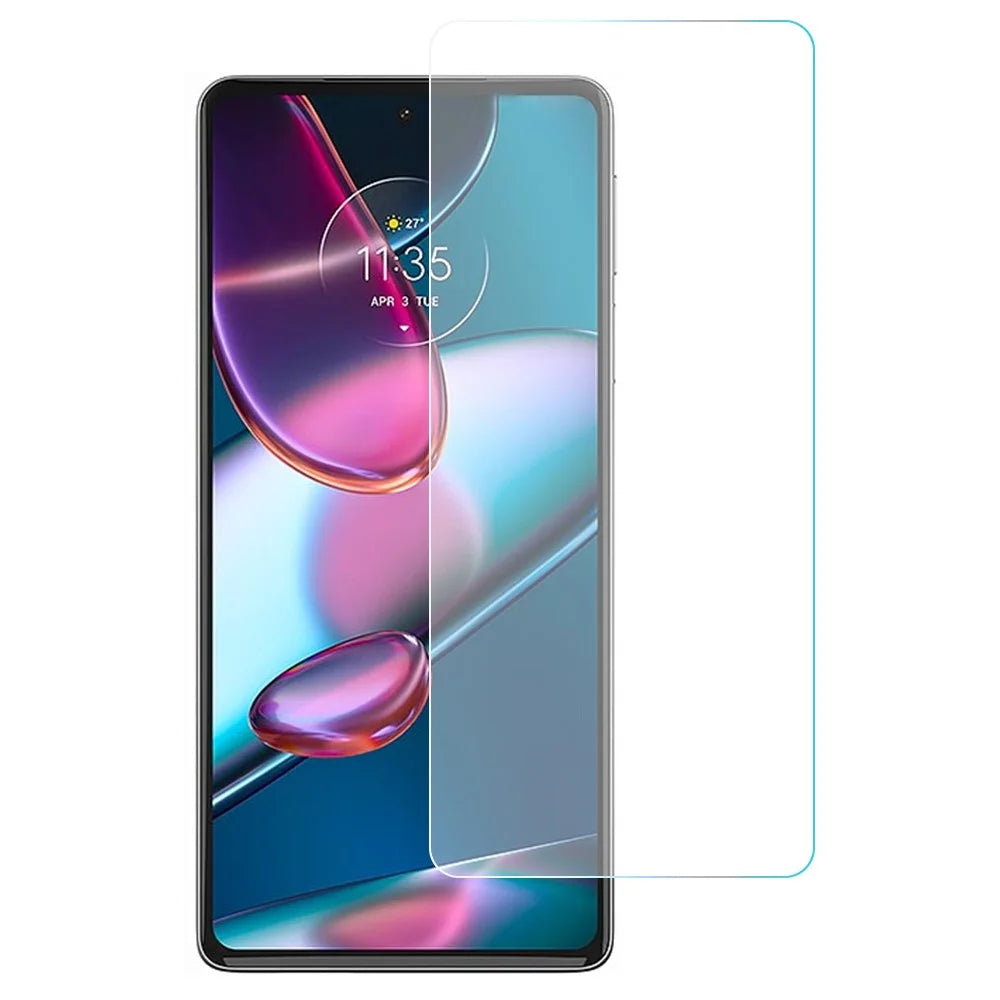 For Motorola Edge X30 / Edge 30 Pro (Motorola Edge+ (2022)) High Clarify 0.3mm Arc Edge Ultra-Thin Screen Protector Anti-Scratch Anti-Explosion Tempered Glass Protective Film - 1