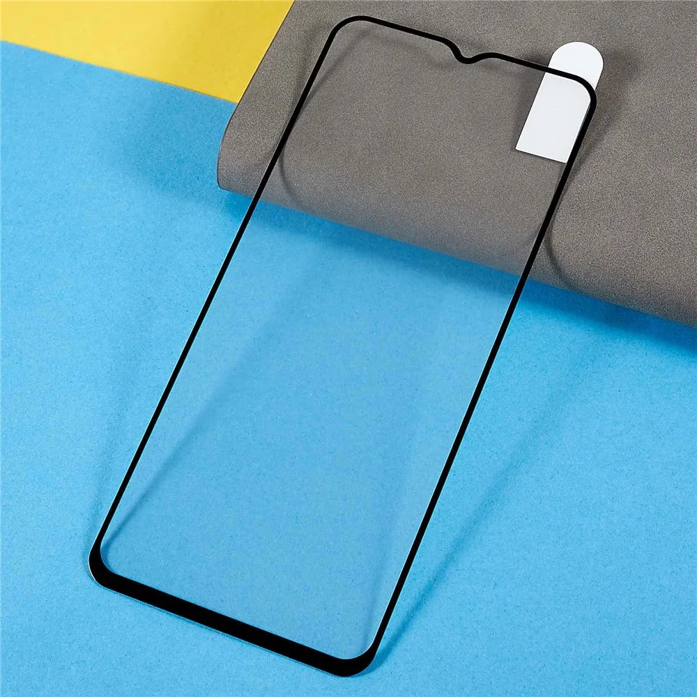 For TCL 30 5G High Clear Screen Protector Full Cover Full Glue Silk Printing Anti-Scratch Tempered Glass Film - 3