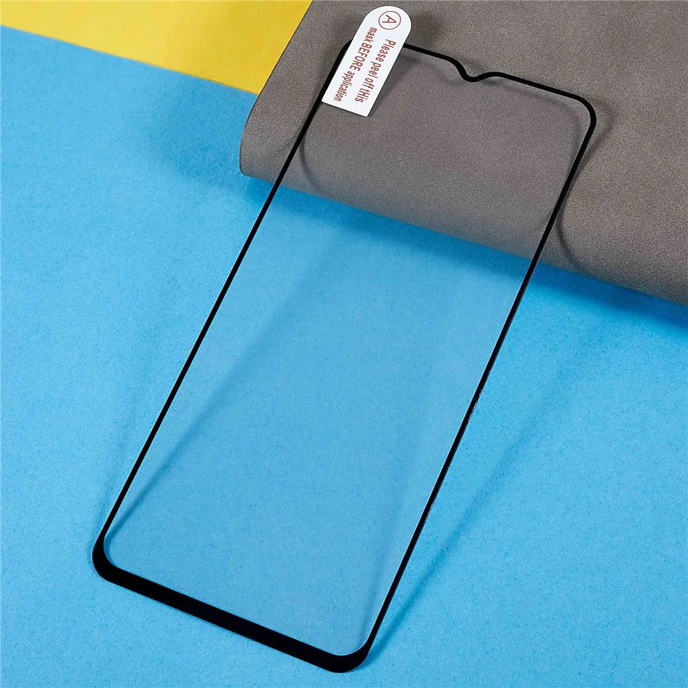 For TCL 30 5G High Clear Screen Protector Full Cover Full Glue Silk Printing Anti-Scratch Tempered Glass Film - 6